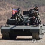 Kim Oversees New Tank Drill as Daughter Takes the Wheel